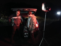 Josh & Tom wait to shoot (again!) - Cosmos Night Exterior Field